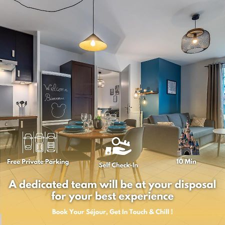 Chez Stephane & Sophie - 10Min Disneyland, Free Parking, Big Garden Montevrain Ngoại thất bức ảnh