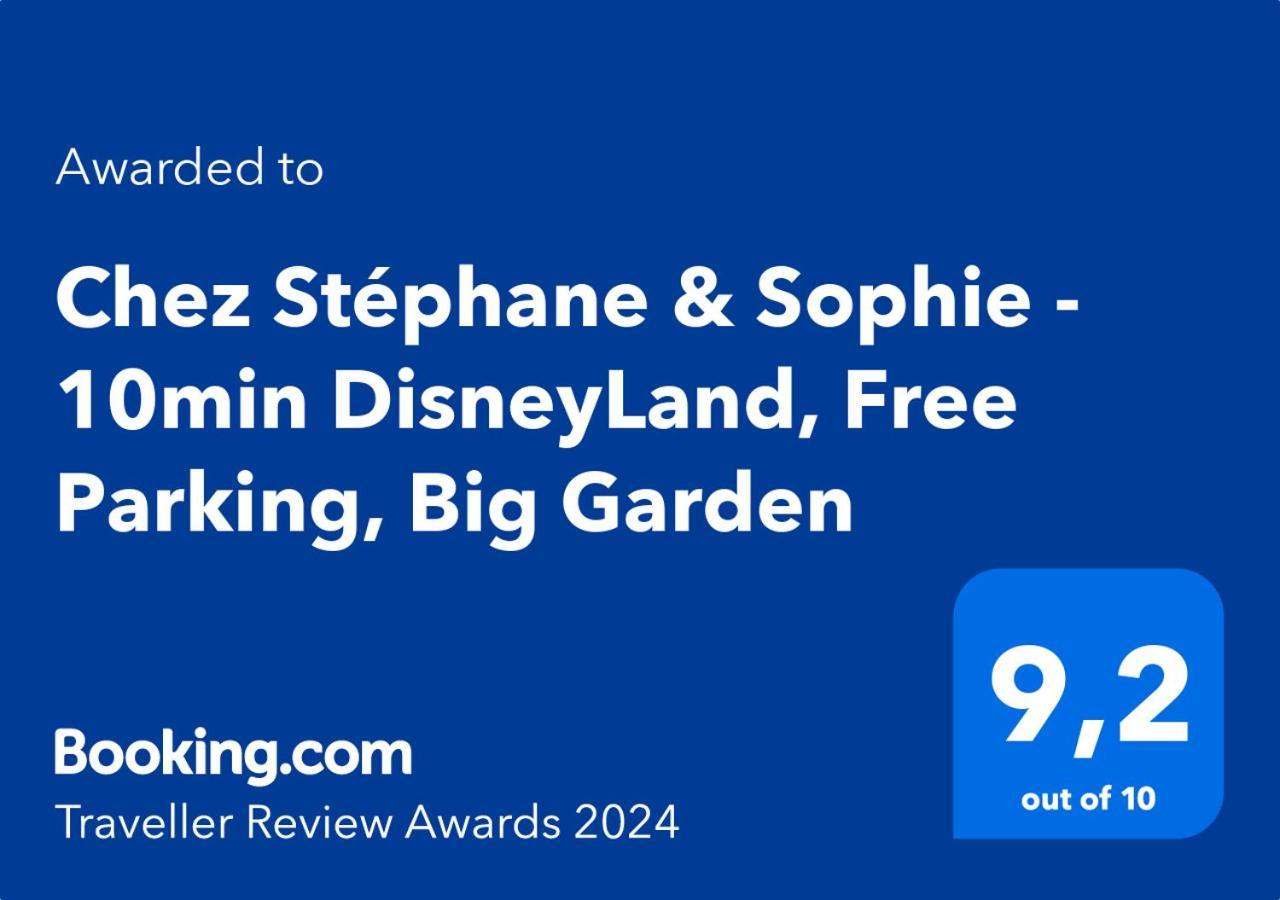 Chez Stephane & Sophie - 10Min Disneyland, Free Parking, Big Garden Montevrain Ngoại thất bức ảnh